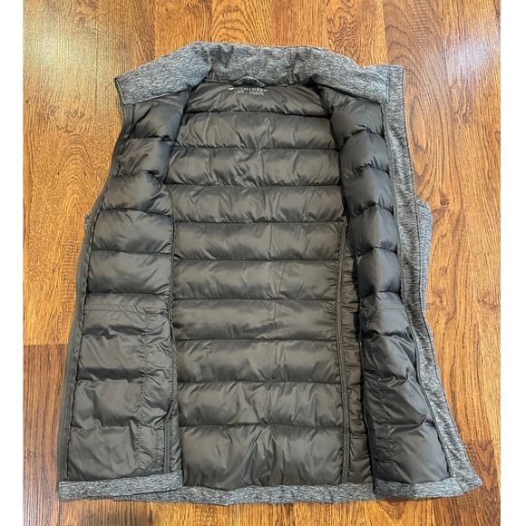 Heatkeep Women's Down Puffer Vest Gray Size Large Fall Layering Outerwear - Picture 3 of 8
